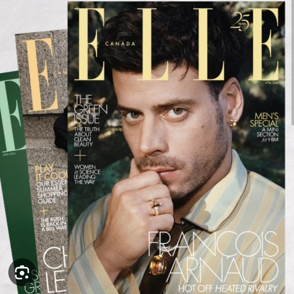 Elle Canada Spring Issue Francois Arnaud Cover 2026